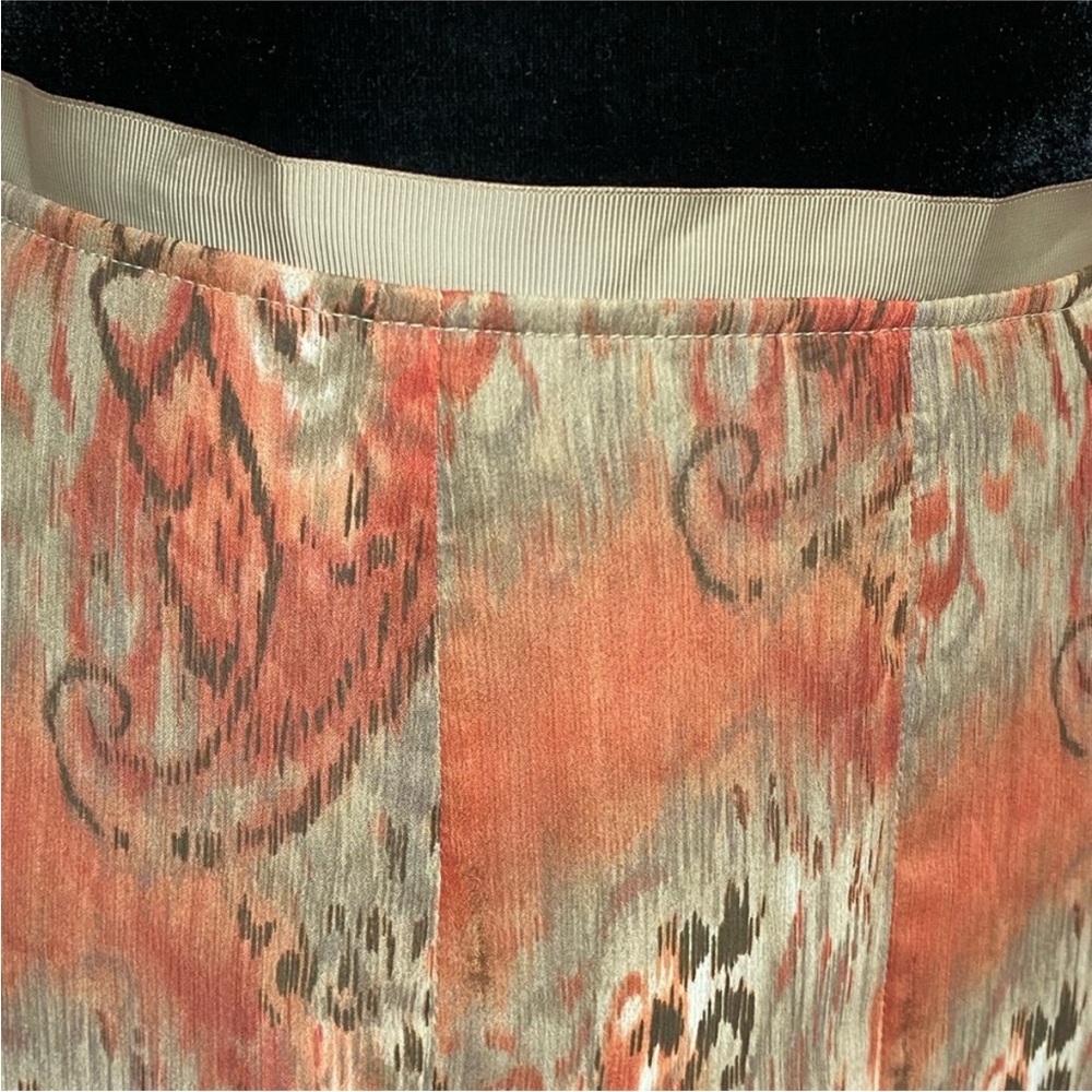 Worthington Watercolor Sheer Chiffon Skirt - Picture 2 of 7